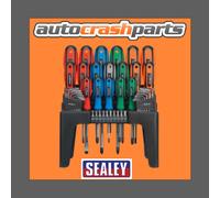 SEALEY S01090 44 Piece Screwdriver Allen Key Torx Hex Bit Tool Set Storage Stand