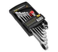 Siegen by Sealey 6 Piece Double End Ratcheting Ring Spanner Set Metric 8-19mm