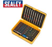Siegen by Sealey 71pc Screwdriver BIT SET - S2 Steel - with Quick Release Holder