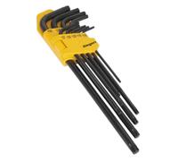 Siegen 9 Piece Long Tri-Star Key Set