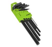 Siegen By Sealey 9pc Long Allen Key Hex Set, Metric - S01091