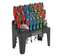 Siegen by Sealey - Hammer-Thru 44pc Screwdriver Set - Slotted Phillips Pozi TRX