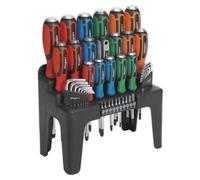 Siegen by Sealey - Hammer-Thru 44pc Screwdriver Set - Slotted Phillips Pozi TRX