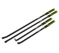 Siegen 4 Piece Heavy Duty Pry Bar Set in Tool Roll