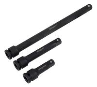 Siegen by Sealey Impact Extension Bar Set 1/2" Sq Drive 3pc - S01322