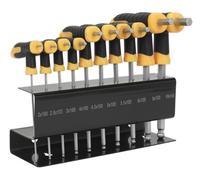 Siegen By Sealey S01150 T-Handle Ball-End Hex Key Set 10pc