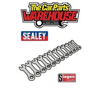Siegen by Sealey S0633 Stubby Ratchet Combination Spanner Set 12pc Metric