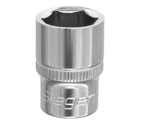Siegen by Sealey WallDrive® Socket 14mm 3/8"Sq Drive - S0581