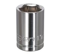 Siegen by Sealey WallDrive® Socket 17mm 1/2" Sq Drive - S0655