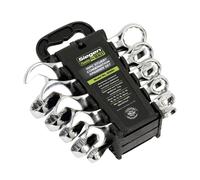SS Sealey S0561 Siegen Stubby Combination Spanner Set 10pc