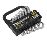 Sealey Combination Spanner Set S01190 - 7pc Stubby Imperial