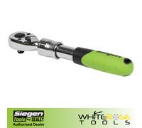 Siegen Extendable Ratchet Wrench Hand Tools 1/4"Sq Drive