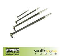 Siegen Heel Bar Set 4pc Sealey Crowbar Prybar Garage Workshop Automotive