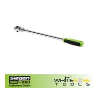 Sealey S01257 Ratchet Wrench 1/4inSq Drive Long Flexi-Head Flip Reverse