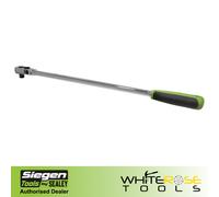 Siegen S01209 Ratchet Wrench, 1/2 inch Sq Drive Ex Long Flexi-Head Flip Reverse