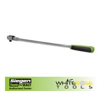 Siegen Ratchet Handle Socket Wrench 3/8" Drive Flexi Head 72T Extra Long 457mm