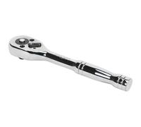 Siegen Ratchet Wrench 1/4"sq Drive Pear Head Flip Reverse