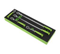 Siegen Ratchet Wrench Set with Flip Reverse 3/8"Sq Drive 5pc S01230