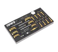 Siegen S01128 36pc Screwdriver Set with Tool Tray