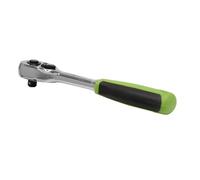 Siegen S01200 Ratchet Wrench, 1/4 inch Sq Drive Pear-Head Flip Reverse