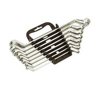 Siegen S0405 Offset Double End Ring Spanner Set 8pc Metric