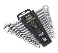 Sealey Combination Spanner Set S0714 – Imperial, Silver, 14 Pieces