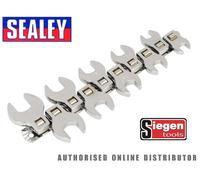 Sealey Siegen CROWS FOOT OPEN END SPANNER SET
