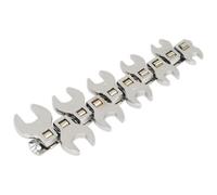Sealey Siegen CROWS FOOT OPEN END SPANNER SET