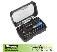 Siegen Screwdriver Bit Set Colour Coded Power Tool Pozi Phillips Slotted Hex