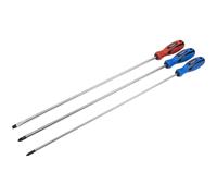 Siegen Screwdriver Set 3pc Extra-Long