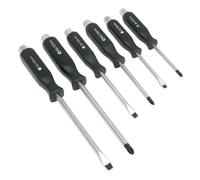 Siegen Screwdriver Set 6 Piece Hammer-Thru Impact Resistant Screwdriver Set