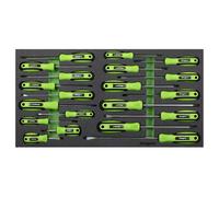 Siegen Siegen Screwdriver Set with Tool Tray 20pc S01276
