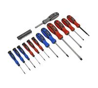 Siegen Soft Grip Screwdriver & Bit Set 23 Piece Screwdriver Sets Bit Driver Set