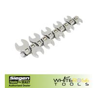Sealey Siegen CROWS FOOT OPEN END SPANNER SET
