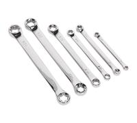 Sealey Double End Spanner Set S01107 TRX-Star* 6pc Silver