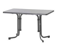 SIEGER Folding Table Garden Table 70x115 Iron Grey Buffettisch Patio