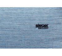 SIEGER Stackable Chair Cushion with High Backrest Approx. 107 x 49 x 4 cm Design 4960 Light Blue