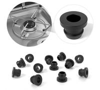 Siegvoll 12 Pcs Rubber Grommet Guides Rubber Grommets for Pot Support with 5mm Rods Dometic, Smev and Thetford Accessories for RV Hob Rust Rubber Feet