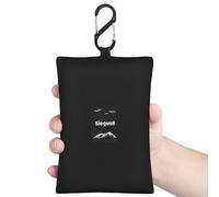 Siegvoll Picnic Blanket 210 x 200 cm with Practical Carabiner Ultralight Ultra Thin Portable Beach Blanket Outdoor Blanket for Beach, Picnic, Camping and Hiking (Grey)