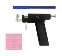 SIEISIEIX Ear Piercing Kit, Professional Piercing Set with 98 Pieces Stainless Steel Ear Studs, Piercing Gun Set for Ear Nose Navel Lips