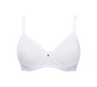 SIeLEI 2 Natural Cotton Bras (Art. 1452 Semi Padded, Unwired Organic Biocotton), Bianco, 4