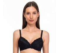 SIèLEI Bra with Graduated Cups Without Underwire with Lace Art. 2446 - Black - 36D