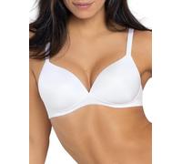 SÌèLEI, Bra with Padded Cups, Made of Soft Microfiber, with Invisible Finish and No Underwire, Designed in Italy, White, 36C