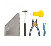 Siellmy Separator Tools Compatible with Lego Blocks, 5pcs Brick Remover for Building Block, Multi-Functional Remover Tools Including Hammer, Blocks Pliers, Brick Separator, Ruler and Pry Knife