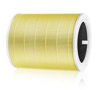 sieloonger Replacement Air Filter Core 600S Compatible with LEVOIT Core 600S Core 600S-RF AIR Purifier,H13 True HEPA 3-in-1 Replacement Filter, Efficiency Activated Carbon,1-Pack(YELLOW)