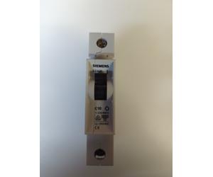 SIEMENS 10 AMP CURVE C 6kA MCB CIRCUIT BREAKER 5SX21 5SX2 New
