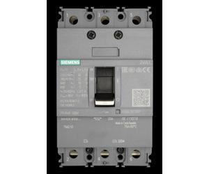 SIEMENS 20 AMP 25kA TRIPLE POLE MCCB TM210 100N 3VA1 3VA1020-3ED32-0AA0