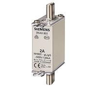 Siemens 3NA3814 LV HRC Fuse Link, NH000, in: 35 A, gG, Un AC: 500 V, Un DC: 250 V, Front Indicator, Non- Insulated Grip lugs, White