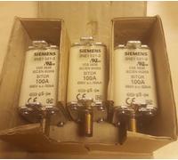 Siemens 3NE1021-0 SITOR 100A 690V Fuse Link Box of 3