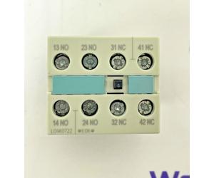 SIEMENS 3RH1921-1FA22 AUXILIARY CONTACT BLOCK 4 POLE 2S+2O/2NO+2NC (5 PCS)